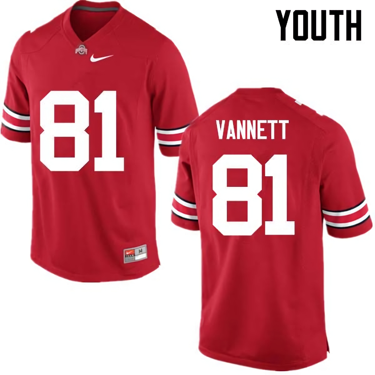 Nick Vannett Ohio State Buckeyes Youth NCAA #81 Nike Red College Stitched Football Jersey KHB4856CV